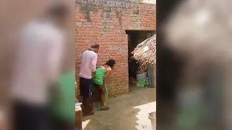 Village Wife Getting Pounded Hard Doggy Style In The Backyard