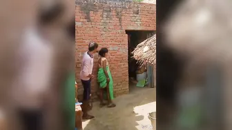 Village Wife Getting Pounded Hard Doggy Style In The Backyard