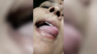 Busty Mature Aunty Flashing Her Massive Tits On Camera For Me
