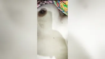 Hairy Indian Aunty Riding Her Friend's Husband On The Bed