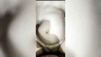 Hairy Indian Aunty Riding Her Friend's Husband On The Bed