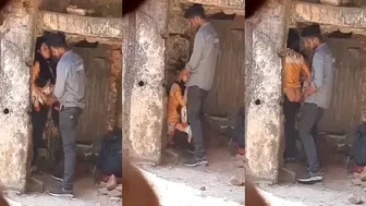 Lovers Caught Having Sex Outside By Stranger With Camera