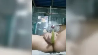 Horny Bangladeshi Girl Pleasuring Herself With Dildo Alone