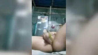 Horny Bangladeshi Girl Pleasuring Herself With Dildo Alone