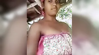 Village Wife Showing Big Boobs And Pussy In Private Selfie Vid