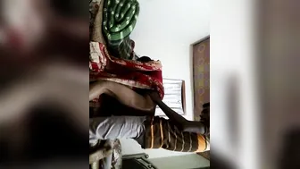 Bengali Maid Bent Over Taking Rough Doggy From House Owner