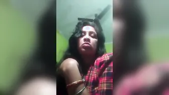 Sexy Bengali Housewife Showing Off Her Massive Natural Tits