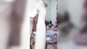 Horny Housewife Riding Dick Like Crazy Bouncing Her Ass On Top