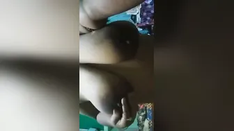 Busty Bengali Wife Teasing Her Secret BF With Nudes