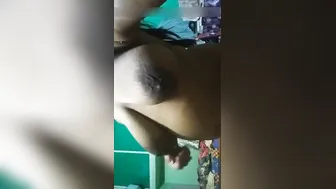 Busty Bengali Wife Teasing Her Secret BF With Nudes