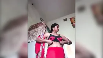 Horny Bhabhi From Bihar Showing Off Her Tits On Video Call