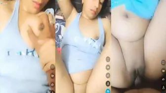 Sexy Indian Wife Getting Wild On Premium Video Chat App