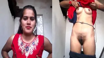 Village Bhabhi Recording Nude Selfie Video All Alone At Home