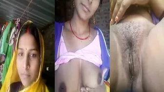Horny Village Wife Exposing Everything On Camera For Lover