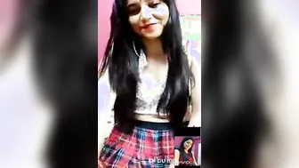 Pretty Married Woman Stripping Down On Private Video Chat
