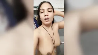 Stunning North Indian Wife Teasing Stripping Naked On Live Cam