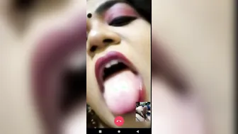 Cheating Wife Having Naughty Video Call Sex With Secret Lover
