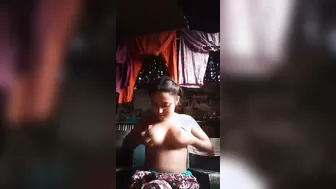 Village Girl Revealing Her Massive Boobs On Webcam For Bf