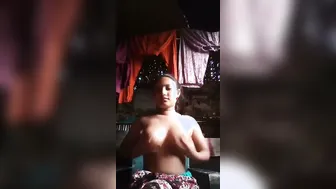 Village Girl Revealing Her Massive Boobs On Webcam For Bf