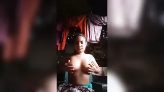 Village Girl Revealing Her Massive Boobs On Webcam For Bf