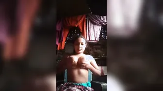 Village Girl Revealing Her Massive Boobs On Webcam For Bf