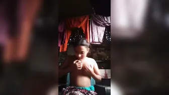 Village Girl Revealing Her Massive Boobs On Webcam For Bf