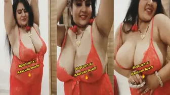 Busty Indian Wife Showing Off Her Slutty Side On Camera