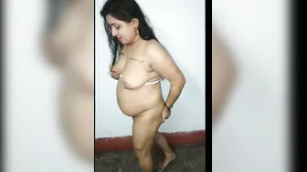 Married Bhabhi Stripping Down Slowly Revealing Everything On Mms