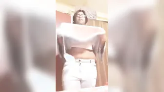 Chubby Village Babe Doing Striptease In Private Selfie Video