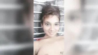 Busty Desi Slut Stripping In Selfie Video Making You Hard