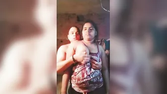 Desi Gf Getting Her Big Natural Tits Massaged Before Rough Sex