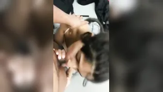 Slutty GF Gagging On His Dick With Dirty Talk And Moans