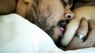 My Busty GF Licking And Teasing My Nipples Tonight