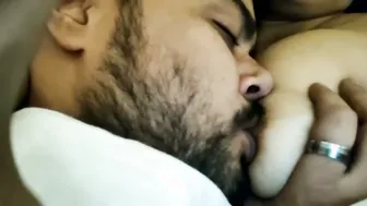 My Busty GF Licking And Teasing My Nipples Tonight