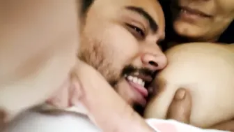 My Busty GF Licking And Teasing My Nipples Tonight