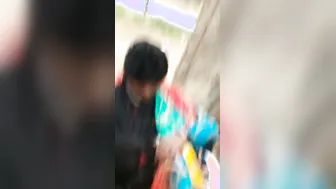 Horny Couple Fucking Outdoors Caught Giving Risky Public Head