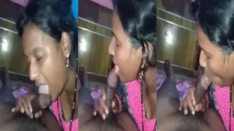 Bhabhi Giving Sloppy Blowjob To Her Brother In Law Secretly
