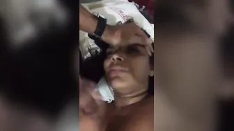 Slutty GF Licking And Swallowing Cum From His Dick
