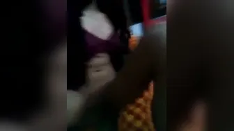 College Girl Stripping And Teasing On Selfie Cam For Her Man