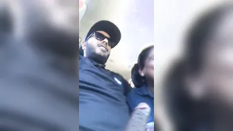 Aunty Sucking Him Off In Moving Car Risking Getting Caught