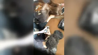 College GF Stroking Her BF During Lunch Break