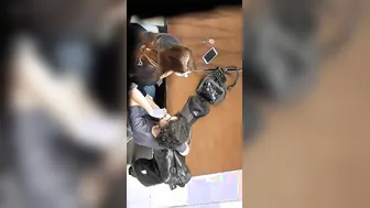 College GF Stroking Her BF During Lunch Break