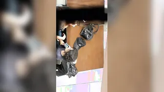 College GF Stroking Her BF During Lunch Break