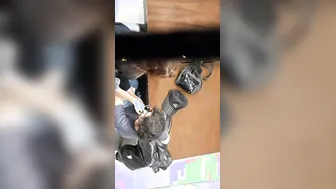 College GF Stroking Her BF During Lunch Break