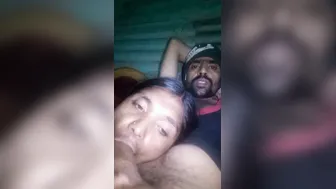 Village Wife Secretly Blowing Neighbor While Husband Is Away