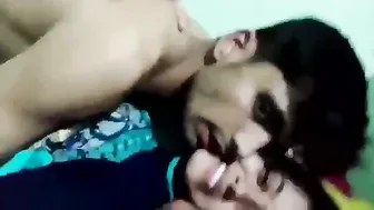 Young Indian Couple Fucking Raw In Their Apartment After Dark
