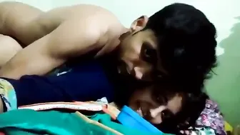 Young Indian Couple Fucking Raw In Their Apartment After Dark