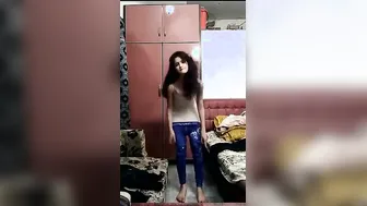 College GF From Village Doing Naughty Strip Tease Online