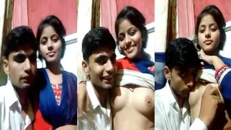 Young Desi Couple Fucking Passionately In Their Bedroom Together