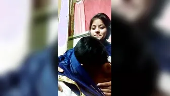 Young Desi Couple Fucking Passionately In Their Bedroom Together